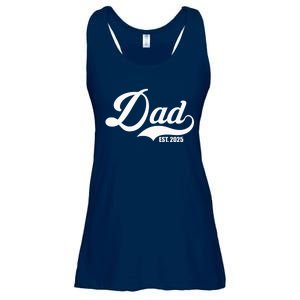 Dad Est. 2025 Ladies Essential Flowy Tank