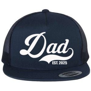 Dad Est. 2025 Flat Bill Trucker Hat