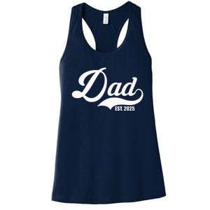 Dad Est. 2025 Women's Racerback Tank