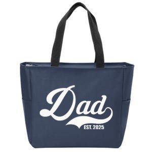 Dad Est. 2025 Zip Tote Bag