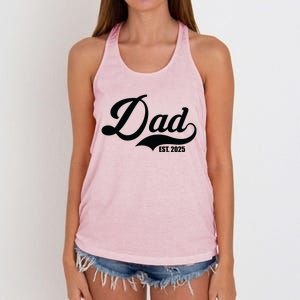 Dad Est. 2025 Women's Knotted Racerback Tank