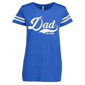 Dad Est. 2025 Enza Ladies Jersey Football T-Shirt