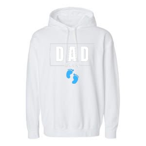 Dad Est. 2024 Fathers Day Expecting Baby Funny New Dad Baby Boy Garment-Dyed Fleece Hoodie