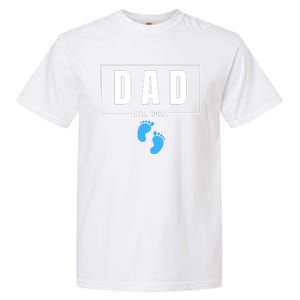 Dad Est. 2024 Fathers Day Expecting Baby Funny New Dad Baby Boy Garment-Dyed Heavyweight T-Shirt