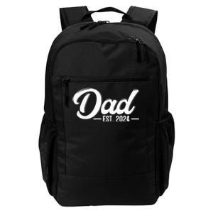 Dad Est. 2024 Soon To Be Dad Pregnancy Announcement Daily Commute Backpack