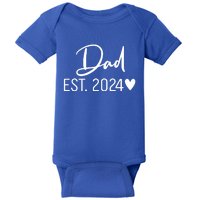 Dad Est. 2024 New Baby Baby Bodysuit