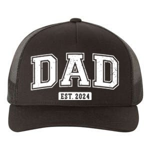 Dad Est 2024 Daddy To Be Gifts New Dad 2024 Expect Baby 2024 Yupoong Adult 5-Panel Trucker Hat