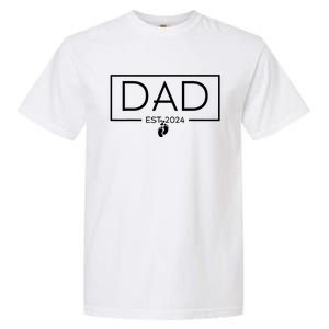 Dad Est 2024 Expect Baby 2024 Father 2024 New Dad 2024 Garment-Dyed Heavyweight T-Shirt