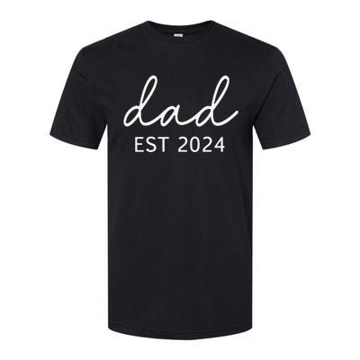 Dad Est 2024 Promoted To Daddy Softstyle® CVC T-Shirt