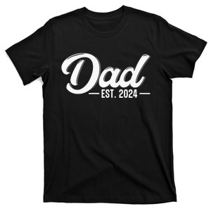 Dad Est. 2024 Soon To Be Dad Pregnancy Announcement T-Shirt