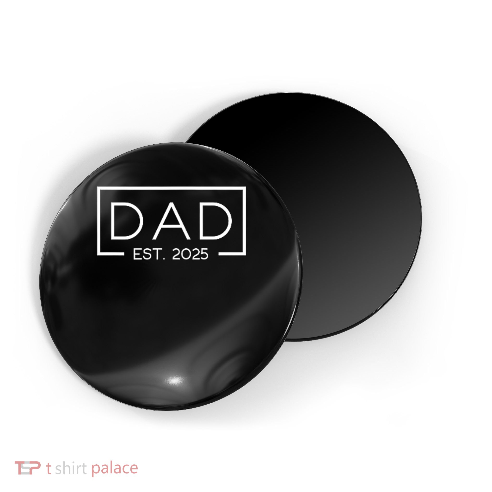 Dad Est. 2025 Logo Father 2025 Loading New Dad 2025 Magnet