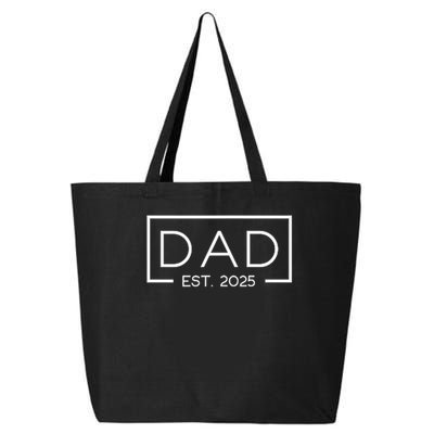 Dad Est. 2025 Logo Father 2025 Loading New Dad 2025 25L Jumbo Tote