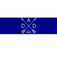 Dad Est 2023 FatherS Day 1st Time Dad New Daddy New Parents Meaningful Gift Bumper Sticker