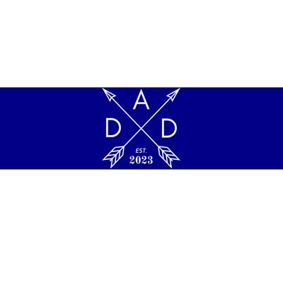 Dad Est 2023 FatherS Day 1st Time Dad New Daddy New Parents Meaningful Gift Bumper Sticker