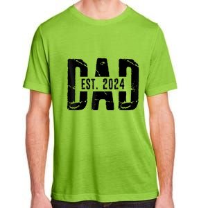 Dad Est. 2024 Gift Dad Fathertobe 2024 Fathers Day Adult ChromaSoft Performance T-Shirt