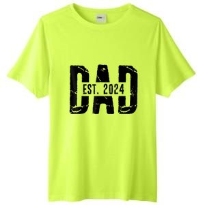 Dad Est. 2024 Gift Dad Fathertobe 2024 Fathers Day Tall Fusion ChromaSoft Performance T-Shirt