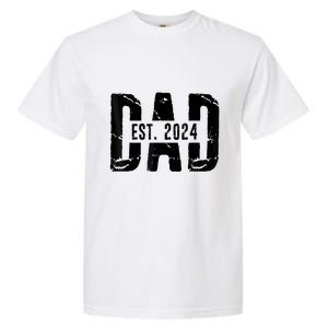 Dad Est. 2024 Gift Dad Fathertobe 2024 Fathers Day Garment-Dyed Heavyweight T-Shirt