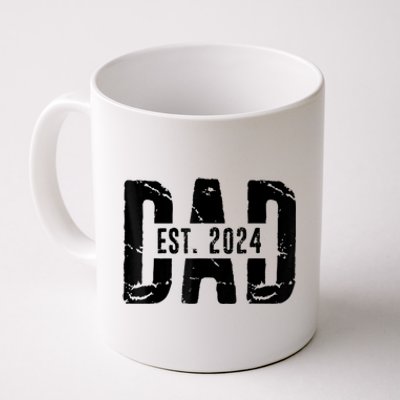 Dad Est. 2024 Gift Dad Fathertobe 2024 Fathers Day Coffee Mug