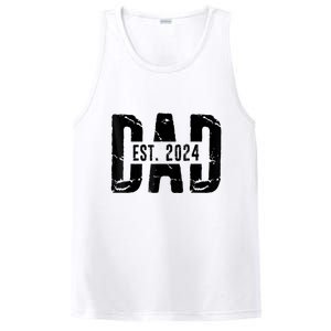 Dad Est. 2024 Gift Dad Fathertobe 2024 Fathers Day PosiCharge Competitor Tank