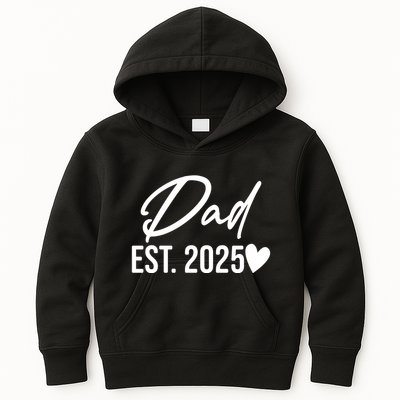 Dad Est. 2025 New Baby Kids Hoodie
