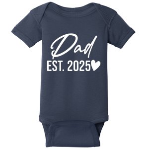 Dad Est. 2025 New Baby Baby Bodysuit