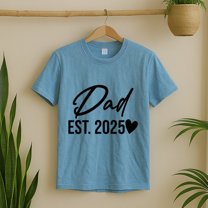 Dad Est. 2025 New Baby T-Shirt