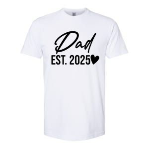 Dad Est. 2025 New Baby Softstyle CVC T-Shirt