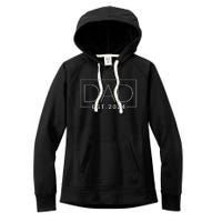 Dad Est 2024 New Dad Gift For Dad Anniversary Women's Fleece Hoodie