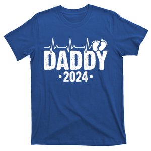 Dad Est 2024 First Fathers Day 2024 Promoted To Daddy Cool Gift T-Shirt