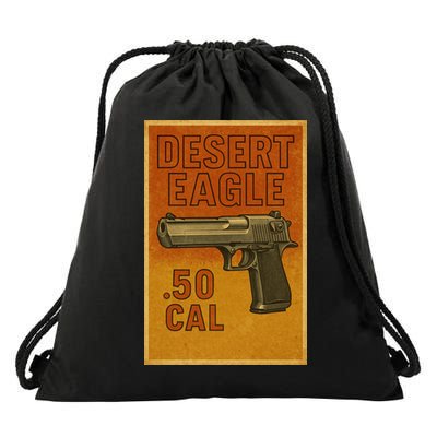Desert Eagle 50 Cal Gun Drawstring Bag