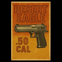 Desert Eagle 50 Cal Gun 16 in Basic Backpack