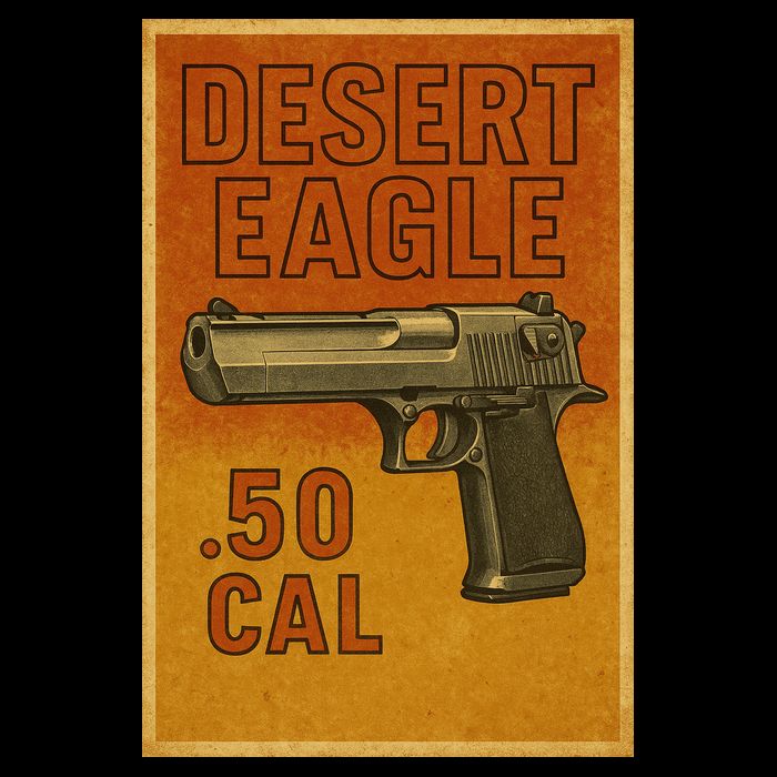 Desert Eagle 50 Cal Gun 16 in Basic Backpack