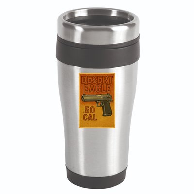 Desert Eagle 50 Cal Gun 16oz Travel Tumbler