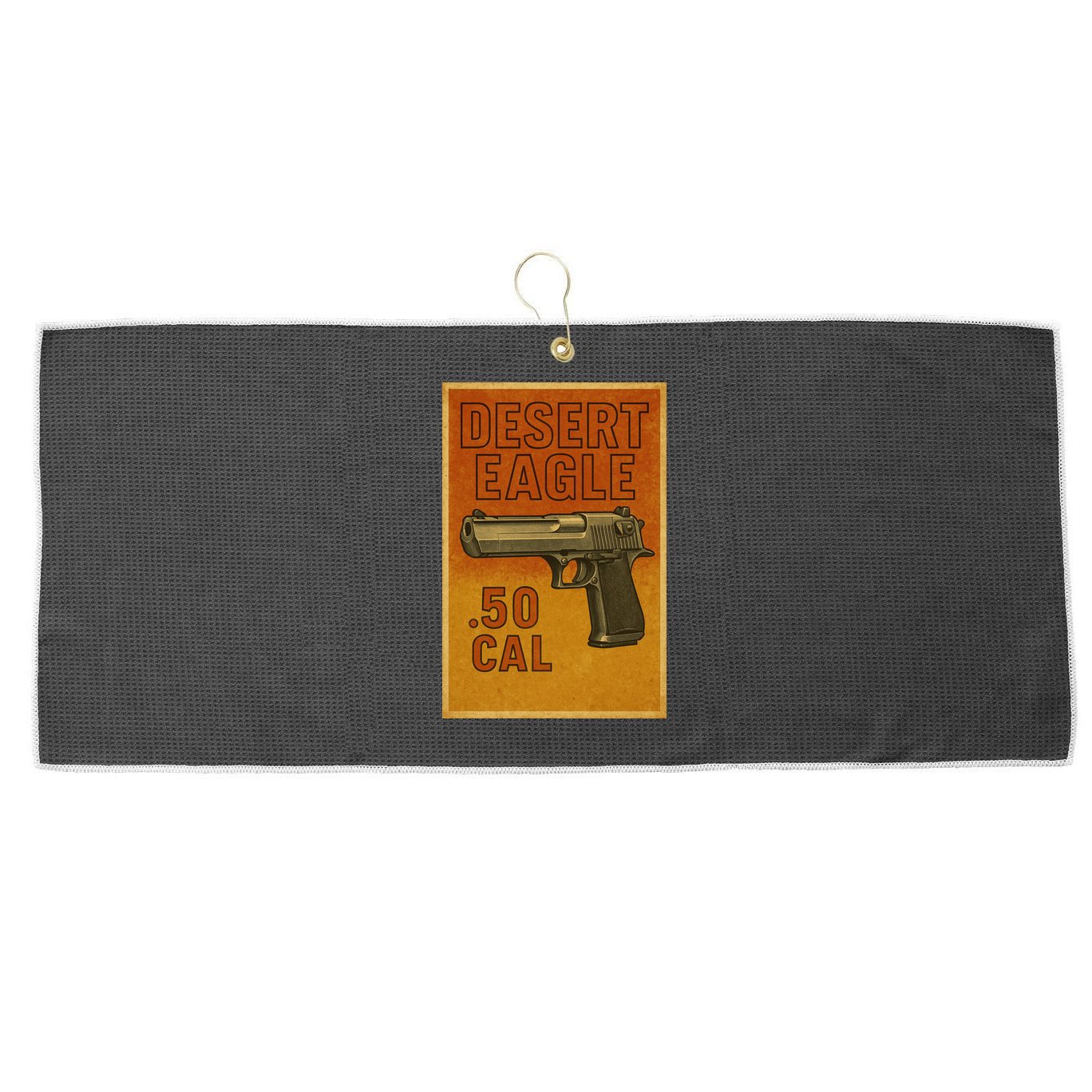 Desert Eagle 50 Cal Gun Large Microfiber Waffle Golf Towel