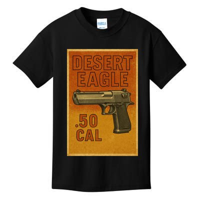 Desert Eagle 50 Cal Gun Kids T-Shirt