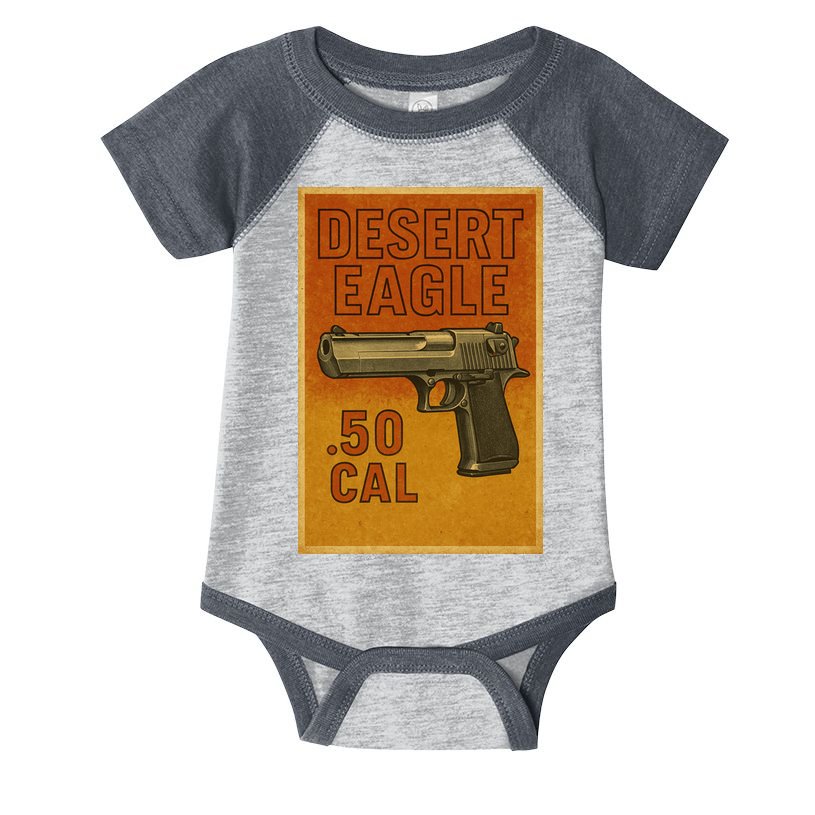 Desert Eagle 50 Cal Gun Infant Baby Jersey Bodysuit