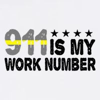 Dispatcher Emergency 911 Is My Work Number Flat Bill Trucker Hat