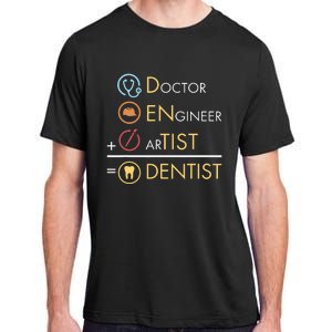 Doctor Engineer Artist Dentist Funny Dental Adult ChromaSoft Performance T-Shirt