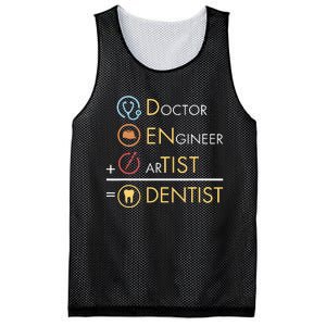 Doctor Engineer Artist Dentist Funny Dental Mesh Reversible Basketball Jersey Tank