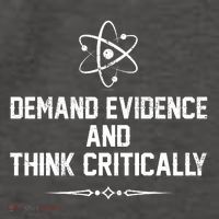 Demand Evidence And Think Critically Vector Backpack