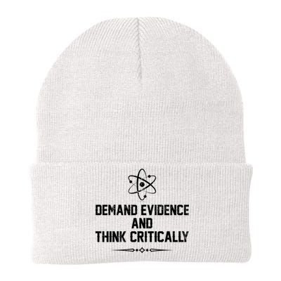 Demand Evidence And Think Critically Knit Cap Winter Beanie