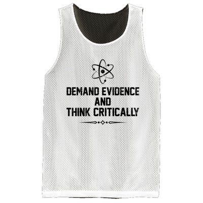 Demand Evidence And Think Critically Mesh Reversible Basketball Jersey Tank