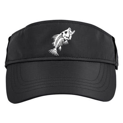 Dead Fish Skeleton X-Ray Adult Drive Performance Visor