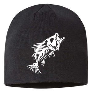 Dead Fish Skeleton X-Ray Sustainable Beanie