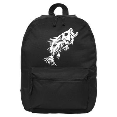 Dead Fish Skeleton X-Ray 16 in Basic Backpack