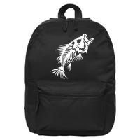 Dead Fish Skeleton X-Ray 16 in Basic Backpack