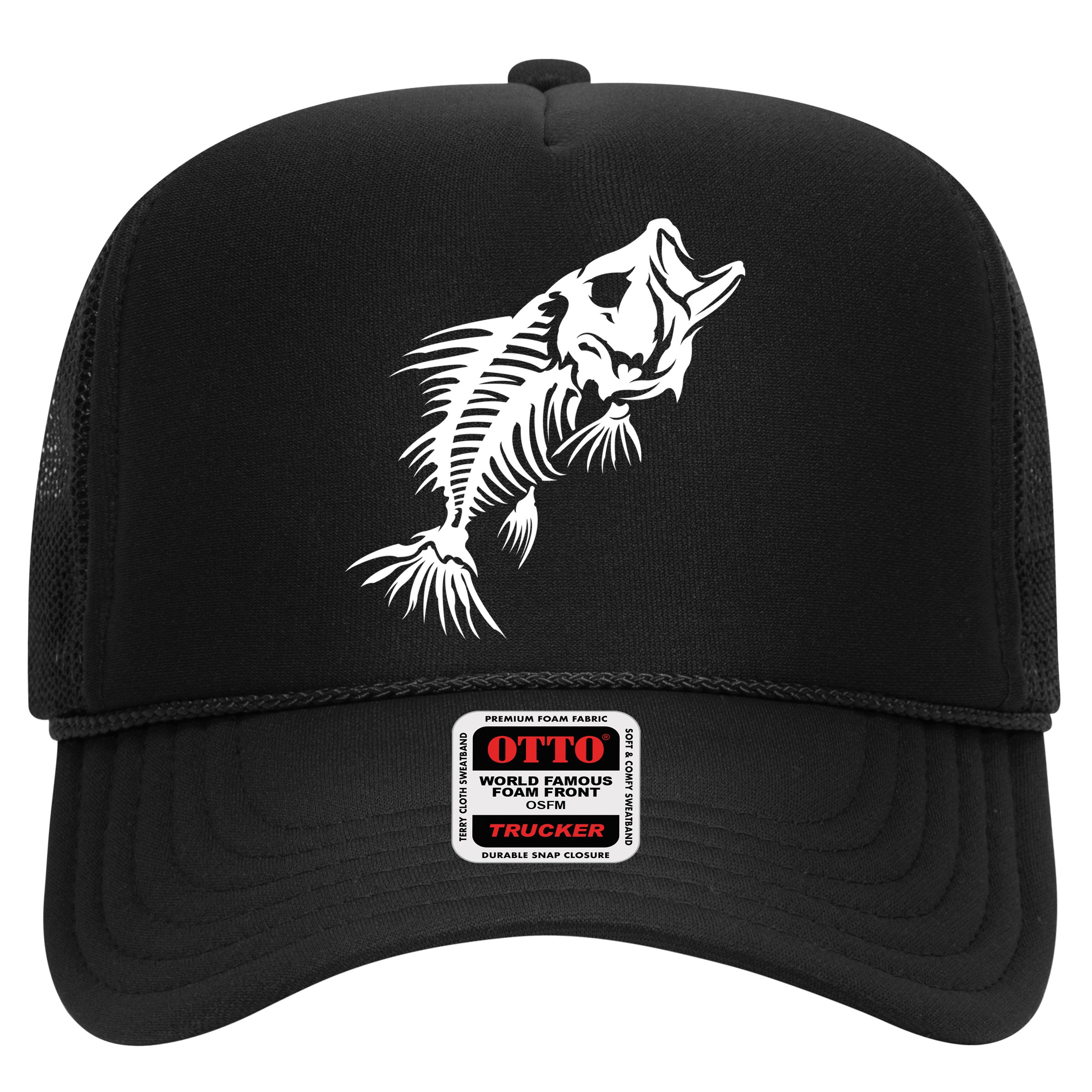 Dead Fish Skeleton X-Ray Hat