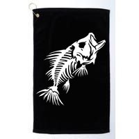 Dead Fish Skeleton X-Ray Golf Towel