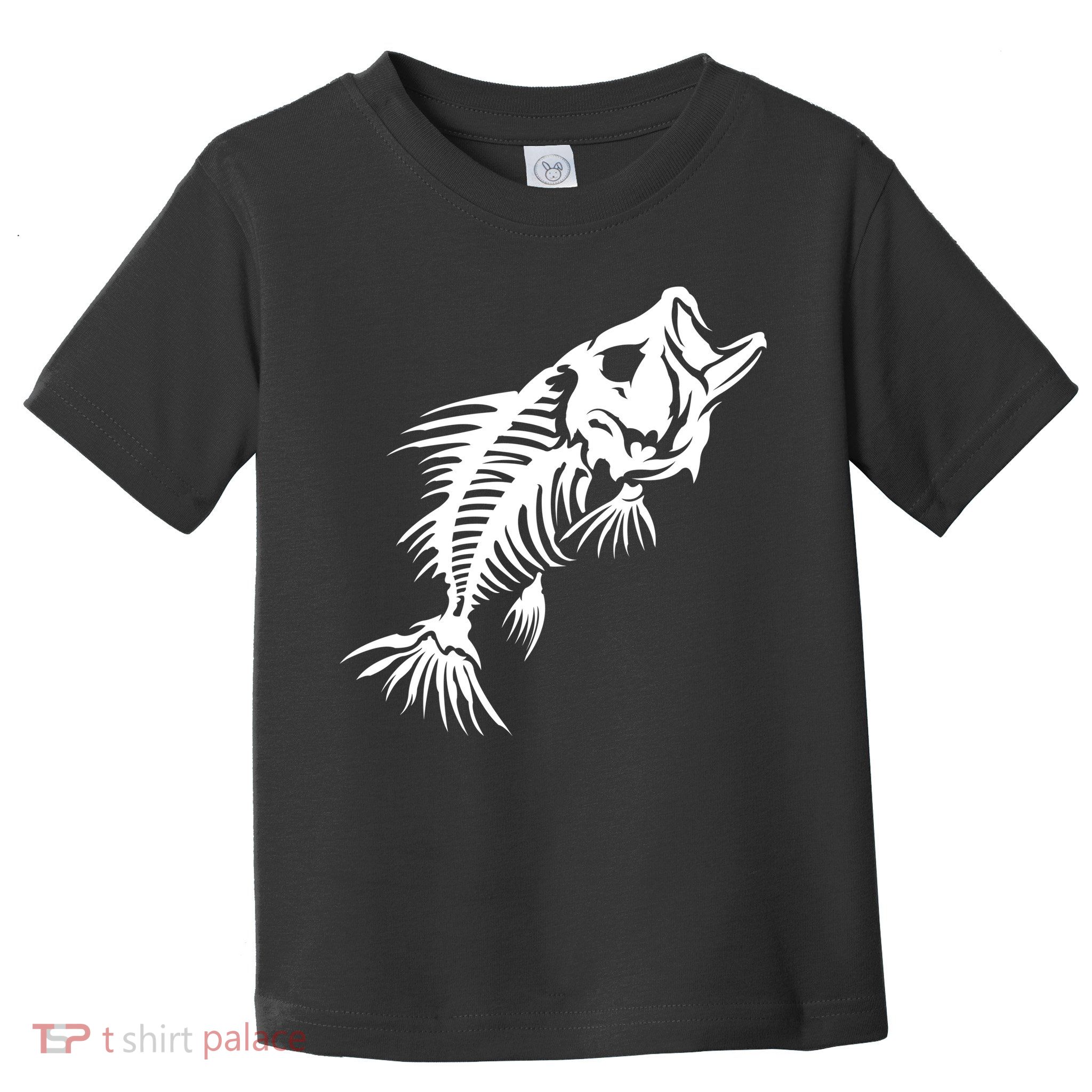 Dead Fish Skeleton X-Ray Toddler T-Shirt