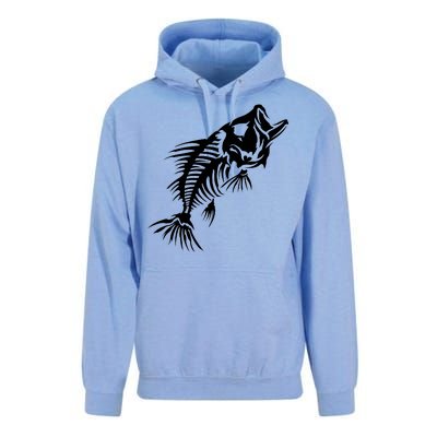 Dead Fish Skeleton X-Ray Unisex Surf Hoodie